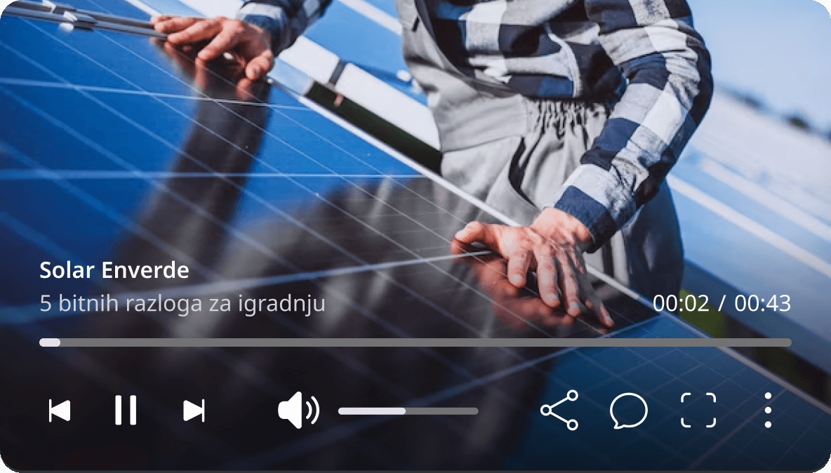 Video pozadina za Solar Enverde video